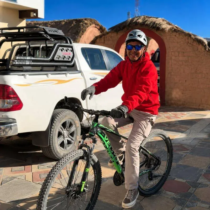 Transporte 4x4 y equipos en Sajama